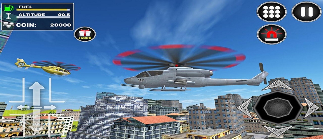 City Helicopter Simulator Game