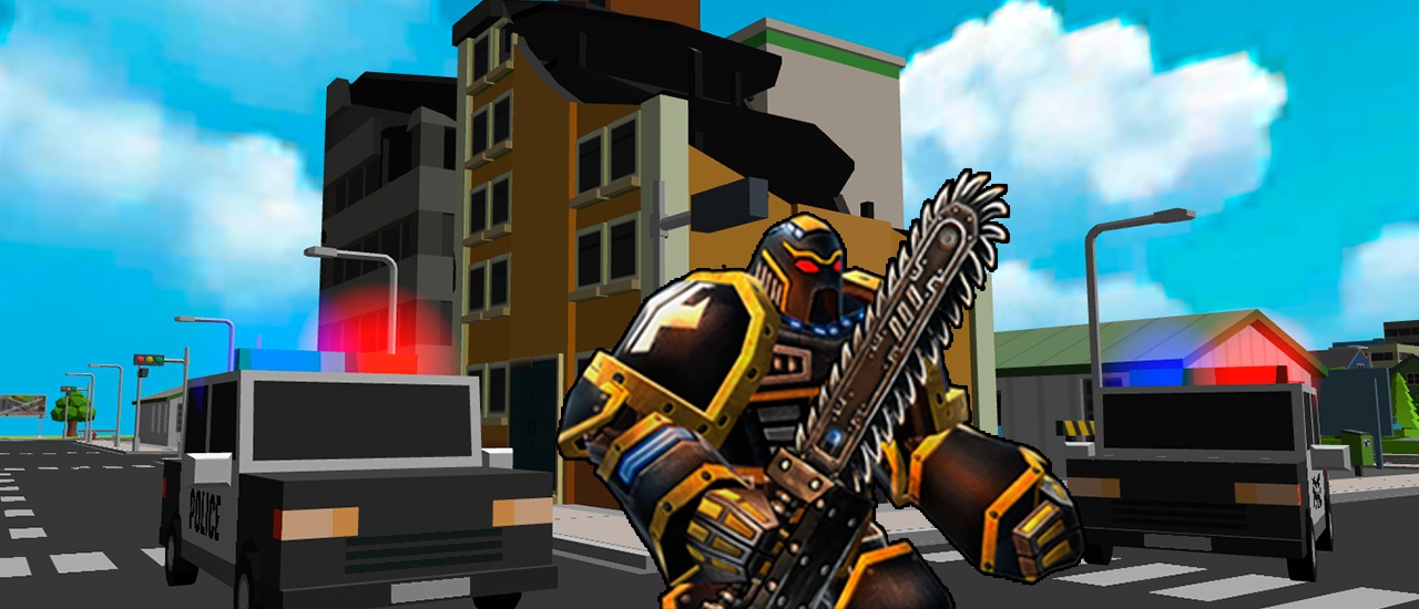 Robot Hero City Simulator 3D