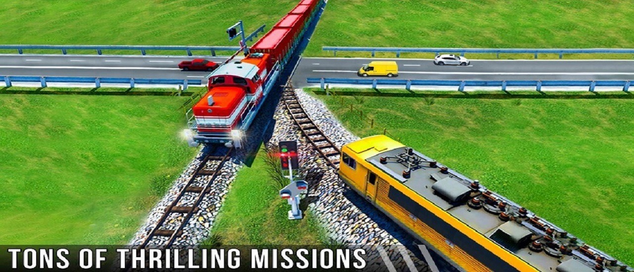 Uphill Station Bullet Passenger Train Drive Game